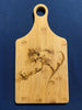 Beautiful Horse Head Design Bamboo Cutting Board
