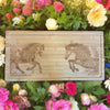 Dressage and Jumping Design Large Bamboo Cutting Board