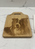 Border Collie Design Bamboo Cutting Board