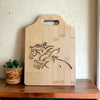 Jumper Design Bamboo Cutting Board