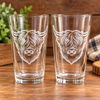 Highland cow Design Glass