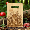 Mushroom design Bamboo Cutting Board