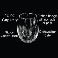 Swirly Horse Design Glassware