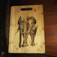 Elephant Bamboo Cutting Board
