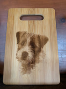 Jack Russell Terrier Design Bamboo Cutting Board