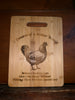 Funny Chicken Bamboo Cutting Board