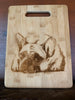 French Bulldog Design Bamboo Cutting Board