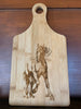 Horse Design Bamboo Cutting Board