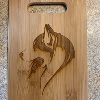 Husky Design Bamboo Cutting Board