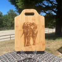 Elephant Bamboo Cutting Board